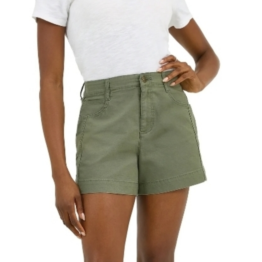 Lee Women's High Waist Green Shorts
